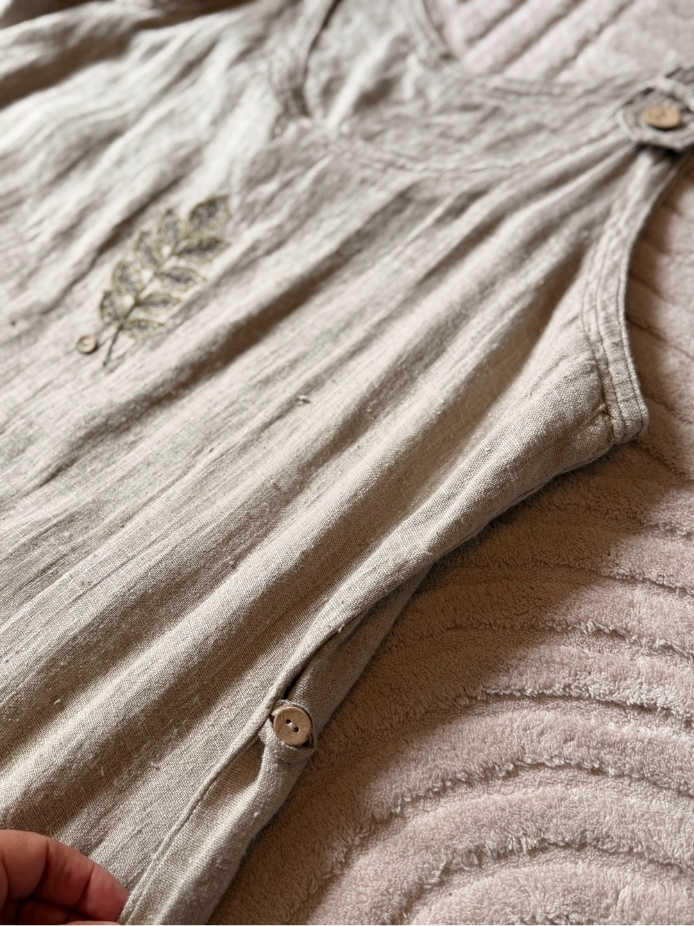 Soft Linen Tank Dress - Picture 7 of 13